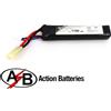 ACTION BATTERY Batteria per softair Li-Po 7.4V 1100 mAh 25C - 13x19,5x102mm marca Action Batteries codice AB2S11N25TLE