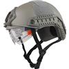 EMERSON Elmetto Fast MH Type fogliage green con Occhiale a Scomparsa Emerson