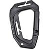 JS-TACTICAL Moschettone Tattico a scatto in ABS Nero