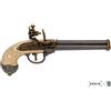 DENIX Pistola italiana a tre canne girevoli 1680 oro