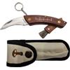 MARTINEZ ALBAINOX Coltello da funghi con spazzolino richiudibile completo di custodia