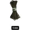 MIL-TEC Rotolo Paracord 15 Metri NERO 5mm