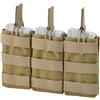 DEFCON 5 Tasca porta caricatore Tripla ad estrazione Rapida per M4 e AK - Tan- DEFCON 5 (D5-M4AK3DO CT)