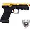 HFC Pistola softair scarrellante a gas G17 Advanced colore nero-oro metallo-polimero marca HFC (HG 182G)