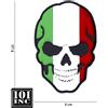 101 INC Patch 3D PVC con Velcro Teschio Italia 101 INC