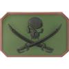 EMERSON Patch in PVC Pirata su Sfondo Verde EMERSON