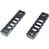 JS-TACTICAL Slitta standard 20mm 5 slots per KEYMODE nero - 2 pezzi JS-TACTICAL