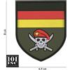 101 INC Patch 3D PVC con Velcro Commando Teschio Germania 101 Inc.