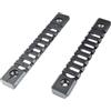 JS-TACTICAL Slitta standard 20mm 9 slots per KEYMODE nero - 2 pezzi JS-TACTICAL