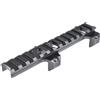 JS-TACTICAL slitta 20mm con attacco low profile per MP5 nero JS-TACTICAL