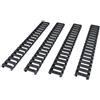 JS-TACTICAL 4 copri slitta standard 20mm in gomma 17 slots NERO js-tactical
