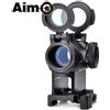 Aimo Mini Red Dot Sight - Sgancio Rapido - Alluminio - Nero - Aimo