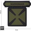 101 INC Patch 3D PVC con Velcro Marksman Verde 101 INC