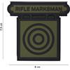 101 INC Patch 3D PVC con Velcro Rifle Marksman Verde 101 INC