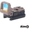 Aimo Red Dot Punto Rosso con Funzione Flip-Up - Dark Earth Tan - Aimo