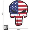 101 INC Patch 3D PVC con Velcro Punisher USA 101 INC