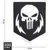 101 INC Patch 3D PVC con Velcro Punisher Lampi di Tuono 101 INC