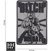 ARMEX Patch 3D PVC con Velcro Bitch I Operate Grigio 101 INC