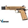 VORSK Pistola softair scarrellante a gas 1911 VP-X tan - Vorsk