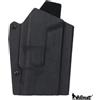 WOSPORT Fondina Kydex Quick Pull per Serie Glock 17 anche con Torcia XH35 Nero WoSport