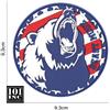 101 INC Patch 3D PVC con Velcro Beast Mode USA 101 Inc.