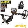 GARRETT Metal Detector APEX Multi-Flex da 5 a 20 kHz + Cuffie Wireless MS-3 - Garrett