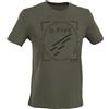 DEFCON 5 T-Shirt con logo D.FIVE - Sfondo Khaki Verde Militare - Defcon 5 (DF5-TFL02 K)
