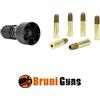 BRUNI 6 Bossoli + Speed Loader Per Revolver Cal 4,5