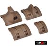MP Kit Ferma Mano [Hand Stop] per Slitte Standard 20/22 mm - Dark Earth Tan - MP
