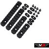 MP Set 4 Slitte da 20/22 mm per Paramani MOE - Nero - MP