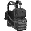 OUTAC SET TACTICAL VEST NERO MINI RIG CON ZAINO OUTAC