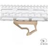 BIG DRAGON Impugnatura Angolare Corta per RIS Keymod Style - Alluminio - Dark Earth Tan - Big Dragon (BD-8995T)