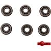 POINT Boccole Cuscinettate a Sfera da 7 mm - 6 pz - Acciaio Inox - POINT
