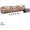 BIG DRAGON RIS Noveske Type 9 pollici in alluminio CNC per softair, colore tan, marca Big Dragon