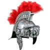 ELMO ROMANO LEONE CON CRESTA ARGENTO BIMBO IN PVC