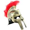 ELMO GLADIATORE CON CRESTA ORO BIMBO IN PVC