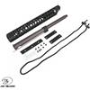 BIG DRAGON Kit ris rail alluminio 13.5 pollici per fucili softair M4 a gas - colore nero, marca Big Dragon