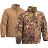 DEFCON 5 Giacca reversibile con sacchetto di compressione colore vegetato italiano/tan - Defcon5 (D5-20091 VI/T)