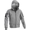 DEFCON 5 Felpa tattica con cappuccio colore grey melange - Defcon5 (D5-2250 GYM)