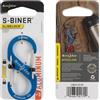 S-BINER Moschettone doppio #3 Blu da 6,8 cm S-BINER
