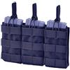 DEFCON 5 Tasca porta caricatore Tripla ad estrazione Rapida per M4 e AK - Nero - DEFCON 5 (D5-M4AK3DO B)