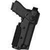 VEGA HOLSTER Fondina in polimero e cordura per Glock 17/19 con torcia Vega Holster (VKZ804N)