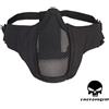 EMERSON Maschera Mezzo Viso con Rete in Metallo Nera Emerson
