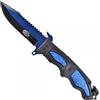 Coltello Tascabile Servoassistito Blu con Frangivetro STEEL CLAW KNIVES( CW-142-2)
