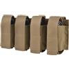 DEFCON 5 Tasca porta granate quadrupla 40 mm colore coyote tan - Defcon5 (D5-GP04 CT)