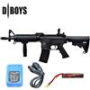 D-BOYS Fucile elettrico da softair M4 CQB Comm Combat Marine in ABS, colore nero - D|Boys (5781) offerta combo