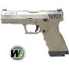 WE Pistola GP1799 T3 WET Green gas Blowback Tan/silver Custom WE