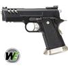 WE Pistola softair HI-CAPA 3.8 DEINONYCHUS Green gas WET Custom Blowback nera WE