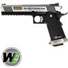 WE Pistola HI-CAP 6.0 IREX FORCE Silver/oro Green gas WET Custom Blowback nera WE