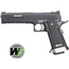WE Pistola softair HI-CAP 6.0 IREX nero/silver Green gas WET Custom Blowback nera WE